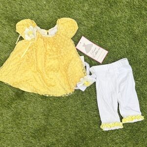 Rare Editions Yellow and White Kids Matching Set